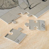 De "Trenis" Quadrille, bord 19 van "Le Bon Genr Legpuzzel (Zijkant)