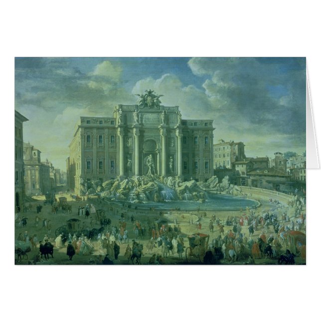 De Trevi-fontein in Rome, 1753-56 (Voorkant Horizontaal)