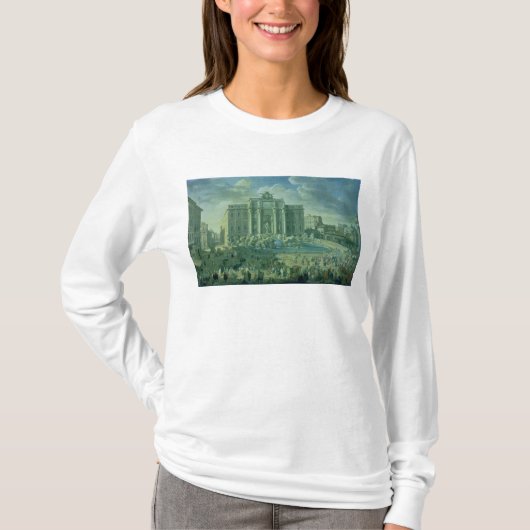 De Trevi-fontein in Rome, 1753-56 T-shirt (Voorkant)