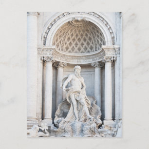 De Trevi-fontein (Italiaans: Fontana di Trevi) 3 Briefkaart