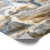 De Trevi-fontein (Italiaans: Fontana di Trevi) 5 Poster (Hoek)