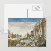 De Trevi-fontein, Rome Briefkaart (Voorkant / Achterkant)
