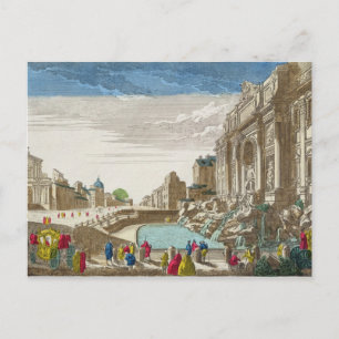 De Trevi-fontein, Rome Briefkaart