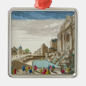 De Trevi-fontein, Rome Metalen Ornament (Voorkant)