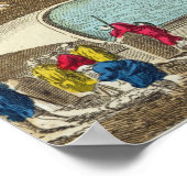 De Trevi-fontein, Rome Poster (Hoek)