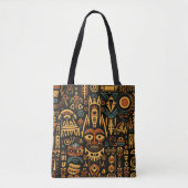 De Tribal Tapestry Original Edition Canvas tas (Voorkant)
