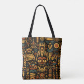 De Tribal Tapestry Original Edition Canvas tas (Achterkant)