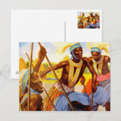 De Tribe-zanger Briefkaart (Voorkant / Achterkant)