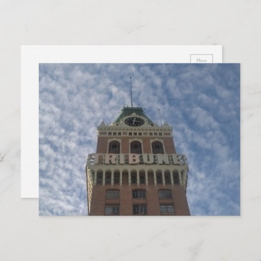 De Tribune Tower Briefkaart (Voorkant / Achterkant)