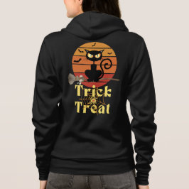 De Trick or treat van de heksenkat Hoodie