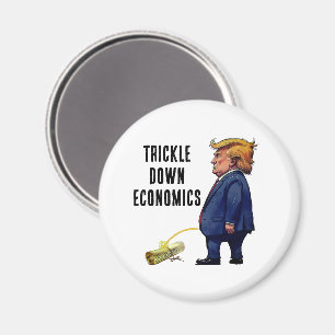 De trickle-down economie van Trump Magneet