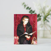 De Trickster Tarot Card Art Briefkaart (Staand voorkant)