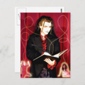 De Trickster Tarot Card Art Briefkaart (Voorkant / Achterkant)