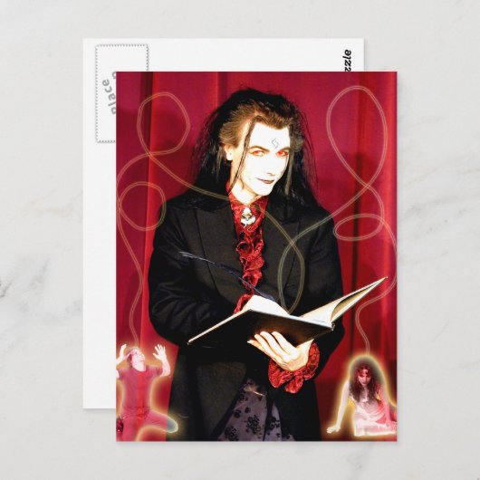 De Trickster Tarot Card Art Briefkaart (Voorkant / Achterkant)