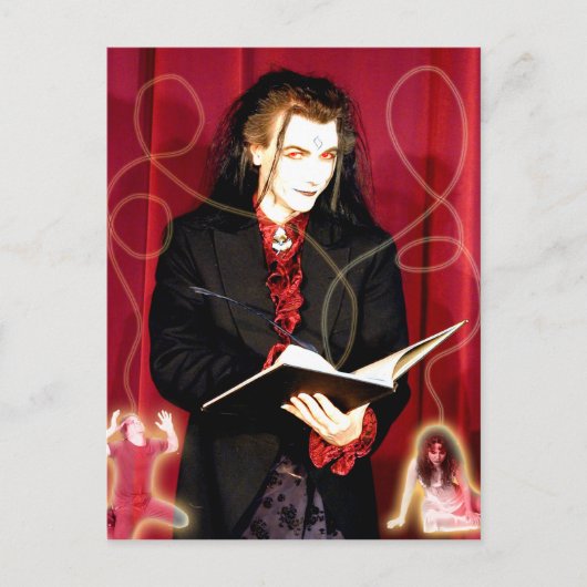 De Trickster Tarot Card Art Briefkaart (Voorkant)