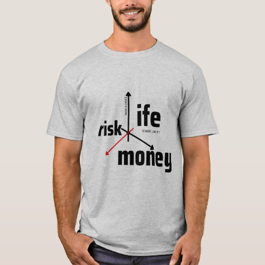 De Trifecta van keuzes basic T-shirt (Voorkant)