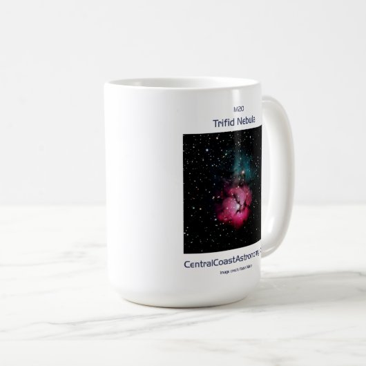 De Trifid Nebula van Robin White - Mok van 15 oz (Voorkant rechts)