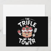 De Trifle Toren Kerstmis Feestdagenkaart (Voorkant / Achterkant)