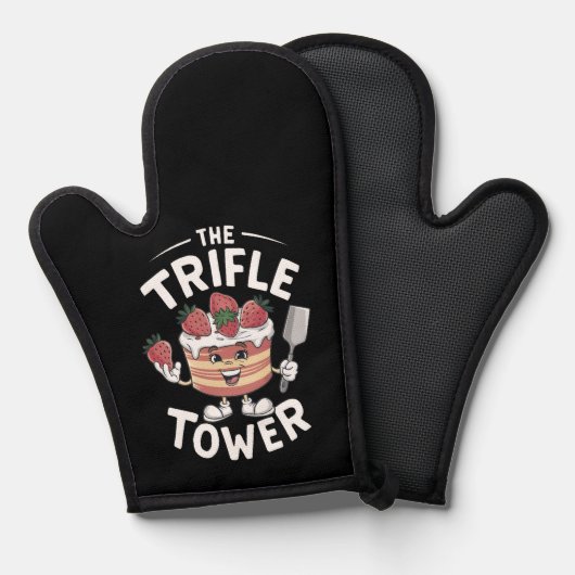 De Trifle Tower Kerst Ovenwant (Voorkant / Achterkant)