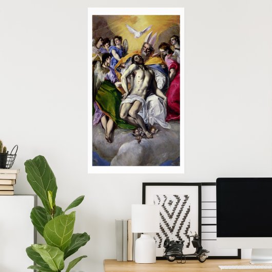 De Trinity, 1577-79 (olie op canvas) Poster (Thuiskantoor)