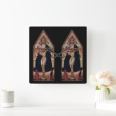 "De Trinity"-muurklok Vierkante Klok (Huis)