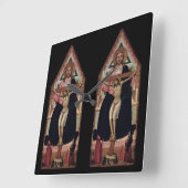 "De Trinity"-muurklok Vierkante Klok (Hoek)