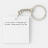 De Trinity Sleutelhanger (Achterkant)