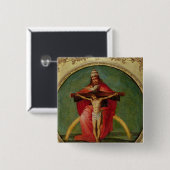 De Trinity Vierkante Button 5,1 Cm (Voorkant /achterkant)