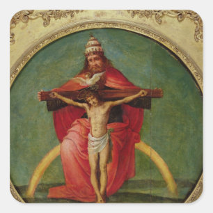 De Trinity Vierkante Sticker