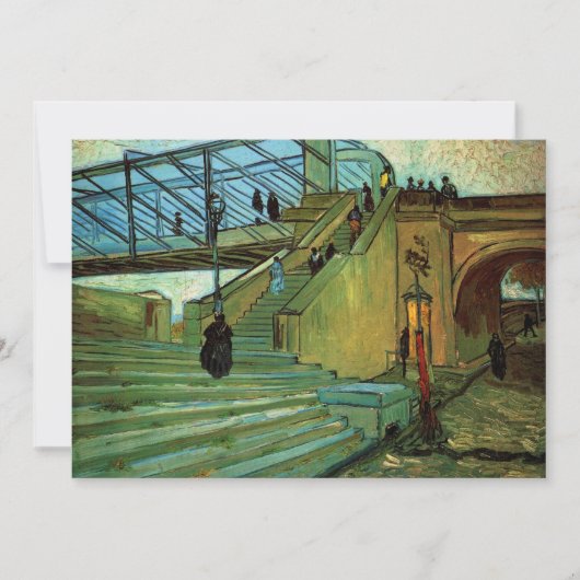 De Trinquetaille-brug door Vincent van Gogh (Voorkant)