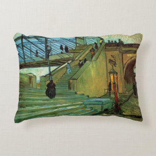 De Trinquetaille-brug door Vincent van Gogh Accent Kussen