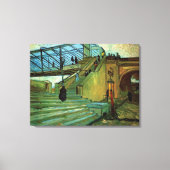 De Trinquetaille-brug door Vincent van Gogh Canvas Afdruk (Voorkant)