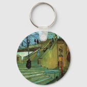De Trinquetaille-brug door Vincent van Gogh Sleutelhanger (Achterkant)