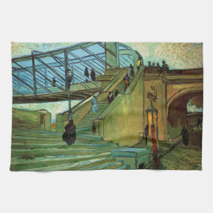 De Trinquetaille-brug door Vincent van Gogh Theedoek