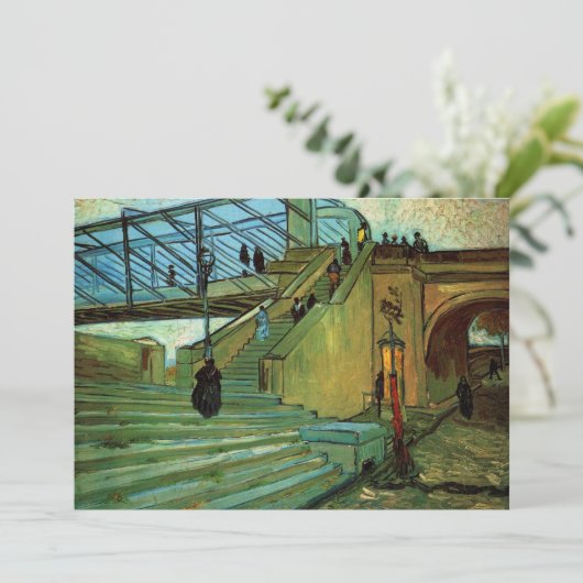 De Trinquetaille-brug van Vincent van Gogh (Staand voorkant)