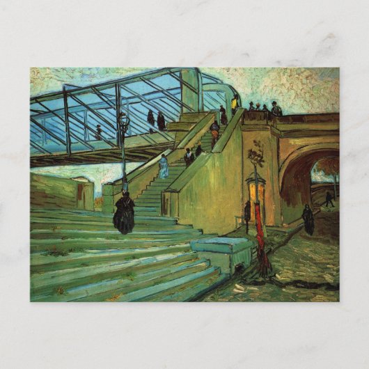 De Trinquetaille-brug van Vincent van Gogh Briefkaart (Voorkant)