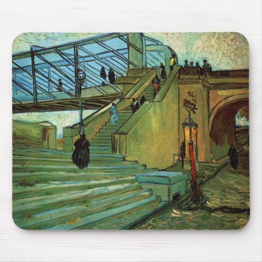 De Trinquetaille-brug van Vincent van Gogh Muismat (Voorkant)