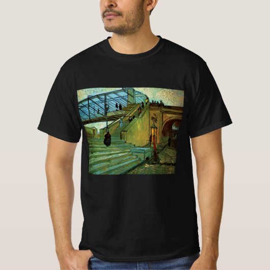 De Trinquetaille-brug van Vincent van Gogh T-shirt (Voorkant)