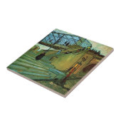 De Trinquetaille-brug van Vincent van Gogh Tegeltje (Zijkant)