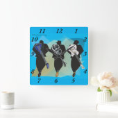 De Trio - Acryl Wandklok (Huis)