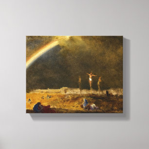 De triomf op Golgotha, 1874, George Inness Canvas Afdruk