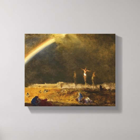 De triomf op Golgotha, 1874, George Inness Canvas Afdruk (Voorkant)