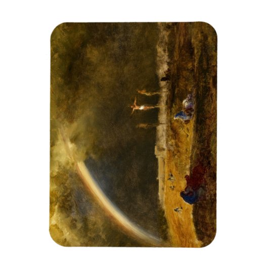 De triomf op Golgotha, 1874, George Inness Magneet (Verticaal)