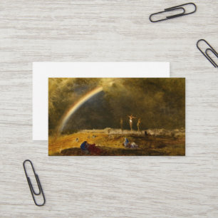 De triomf op Golgotha, 1874, George Inness Visitekaartje