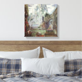 De triomf van Alexander de Grote Canvas Afdruk (Insitu (Slaapkamer))