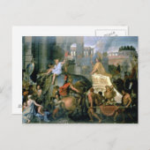 De triomf van Alexander, of de Intrance van Alexa Briefkaart (Voorkant / Achterkant)