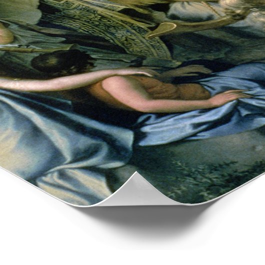 De triomf van Alexander, of de Intrance van Alexa Poster (Hoek)