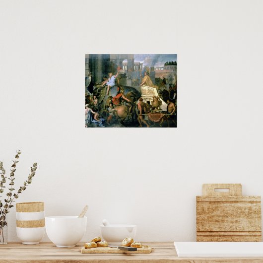 De triomf van Alexander, of de Intrance van Alexa Poster (Keuken)