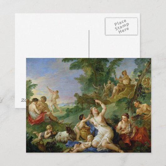 De triomf van Bacchus Briefkaart (Voorkant / Achterkant)