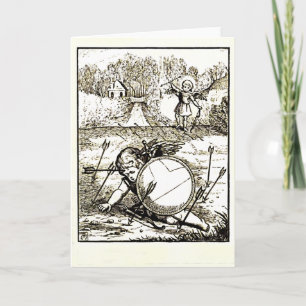 De triomf van Cupido Feestdagen Kaart